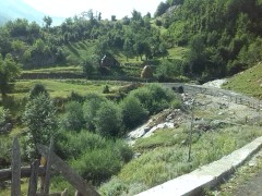 View along Lepusche valley walk